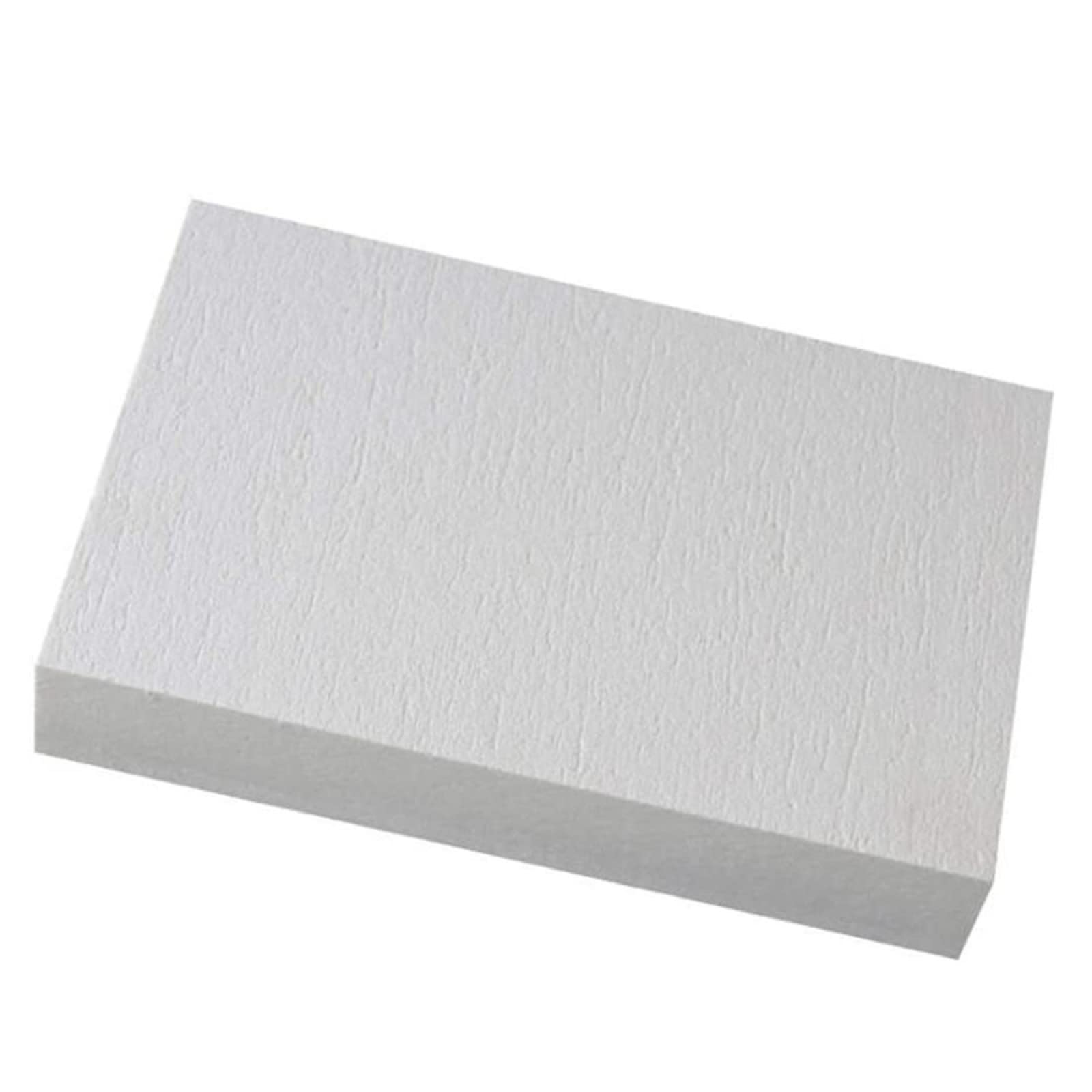Panneau de fibres de céramique, bonne stabilité thermique, faible conductivité thermique, panneau de fibres de silice d'aluminium, 600 mm de long, 500 mm de large, épais (30 mm)