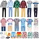 Miunana 14 Kleidung für Jungen Puppen = Anzug Freizeitbekleidung Kleidung Hosen Badehose Outfits Schuhe Laptop Zubehör für Puppen
