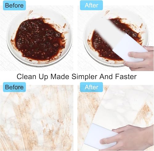 Image of Slyford Pack of 4 Magic Eraser Sponge for Home, Multi-Surface Cleaning Sponge, Magic Cleaning Sponge for Kitchen, Bathroom, Bathtub, Sink, Wall Cleaner, Furniture (White)