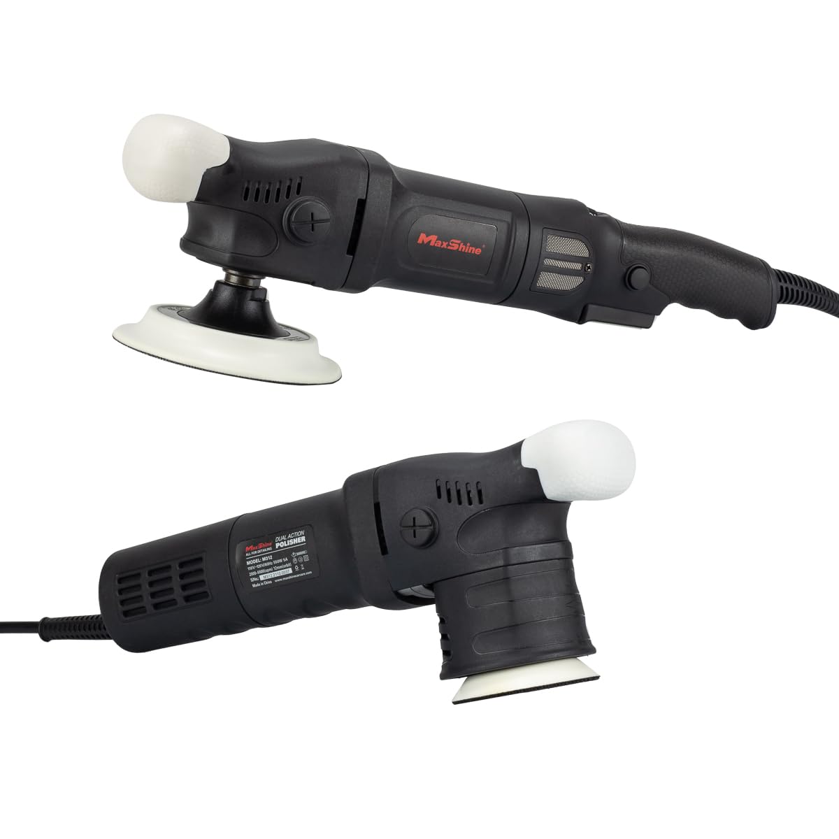Maxshine M1000+M550, polisseuse rotative professionnelle, 7,6 cm et 12,7 cm