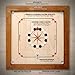 KNK Golden Carrom Board – Antique Indoor Game Approved by Carrom Federation (20mm, Champion)