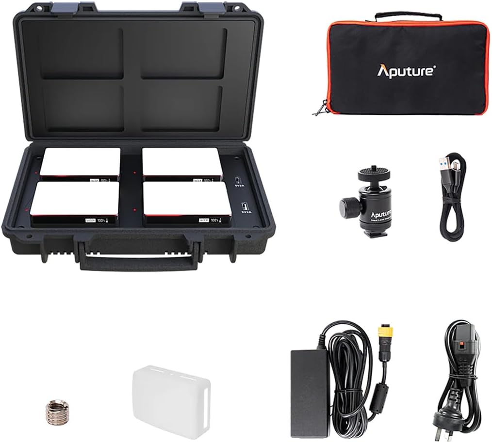 Aputure MC 4-Light Travel Kit