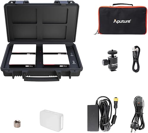 Miniatura 3 de Aputure Kit de viaje de 4 luces MC