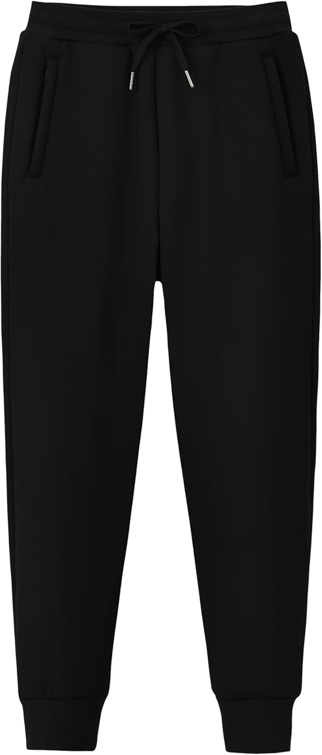 Unisex Boys Girls Sherpa Lined Fleece Sweatpants Jogger Pants Active Athletic Casua...