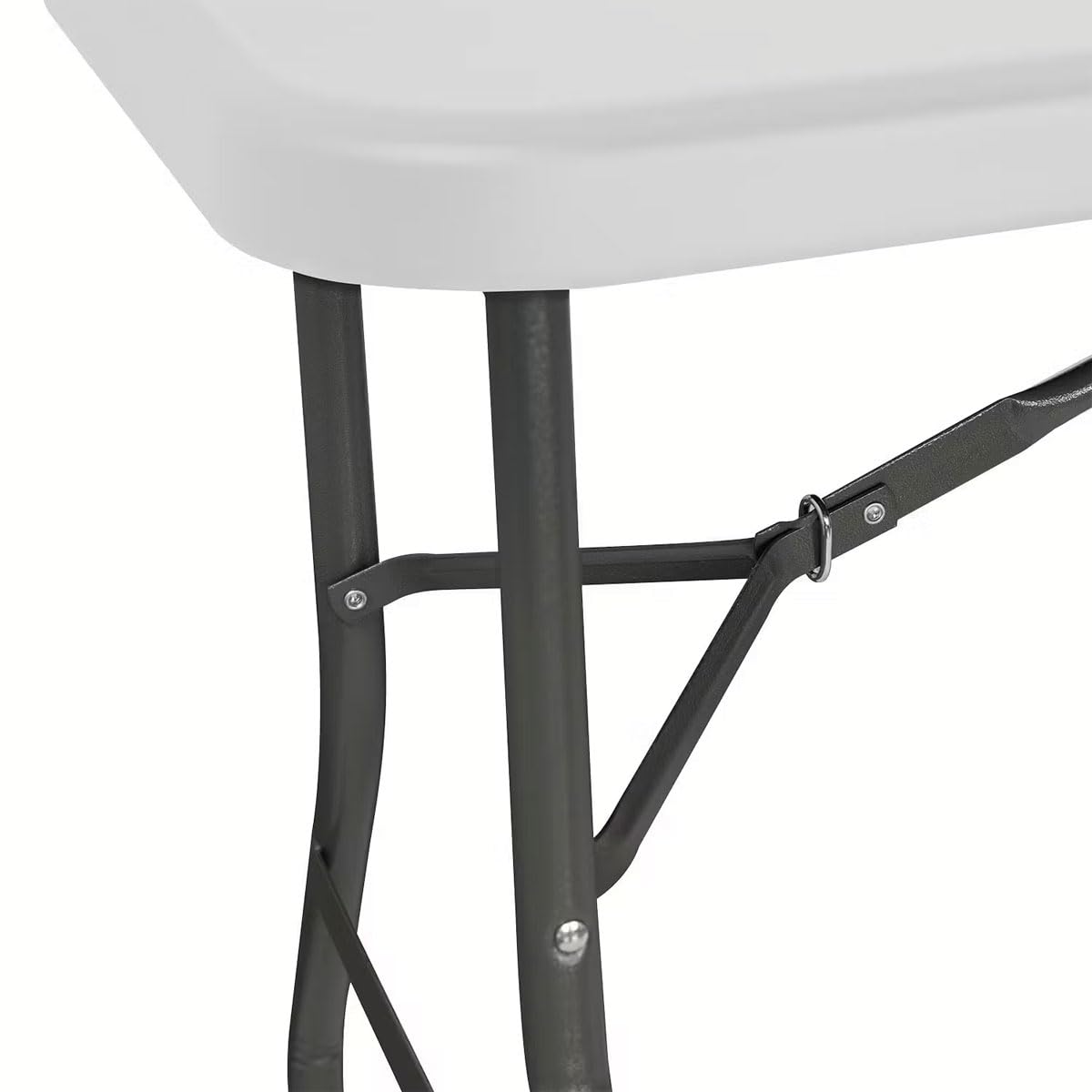 Nyana Home - Mesa Plegable Resina Reforzada Portátil y Segura | Ideal para Camping, Jardín y Eventos | Estructura de Acero y Pies Antideslizantes | Carga hasta 150kg (150x70x74 cm)