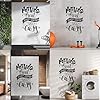 Vinyl Wall Stickers Nothing Great Ever Came That Easy Hand Lettering 50.4x73.9cm Do not Damage The wall Surface Black #4