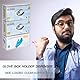 Koemehr Wandhalterung für Handschuhe (für 3Boxen) -Acryl Handschuhhalter - Handschuh Halterung für Einweghandschuhe -Handschuhspenderfür Einmalhandschuhe mit Montagezubehör