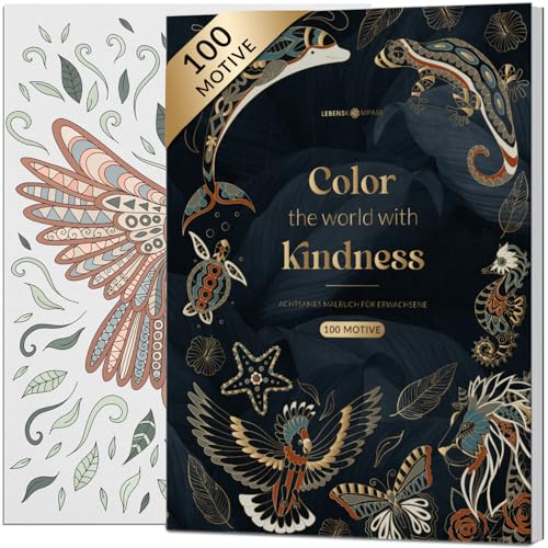 Lebenskompass® Malbuch 100 Motive für Erwachsene Entspannung Mandalas...