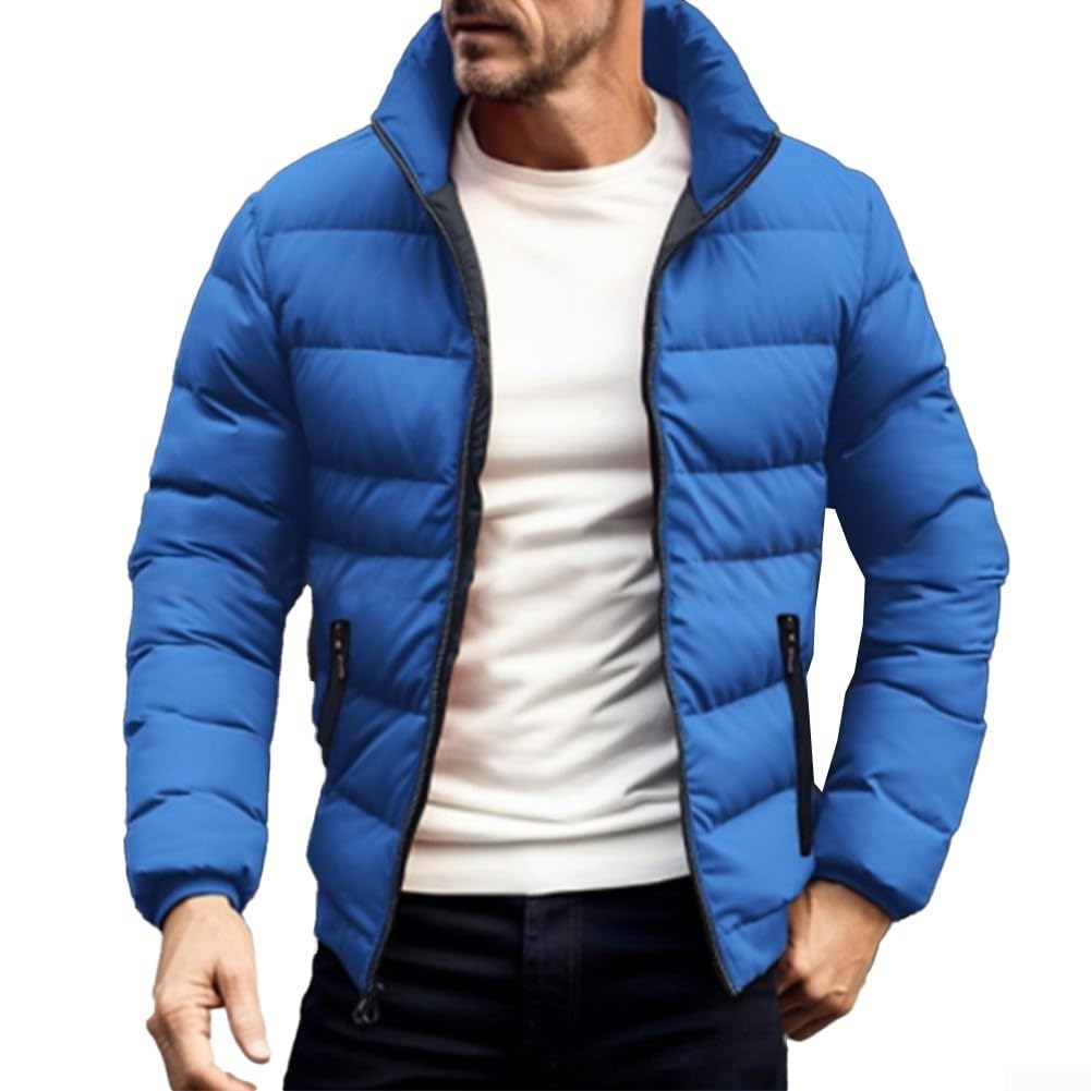 Chaqueta de forro polar impermeable para hombre, térmica, resistente al viento, con bolsillos con cremallera, para nieve, esquí, senderismo, pesca, talla L-3XL