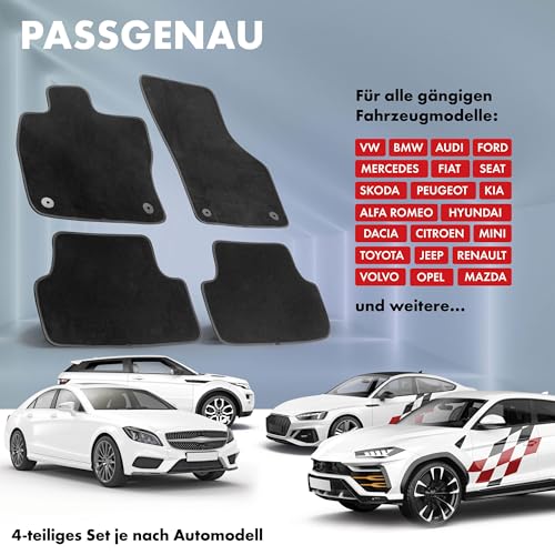 Tapis de sol Opel Crossland WALSER Premium velours robuste - 5