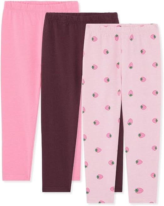 Bramble & Bear Lot de 3 Leggings Thermiques en Maille Gaufrée Unisexes