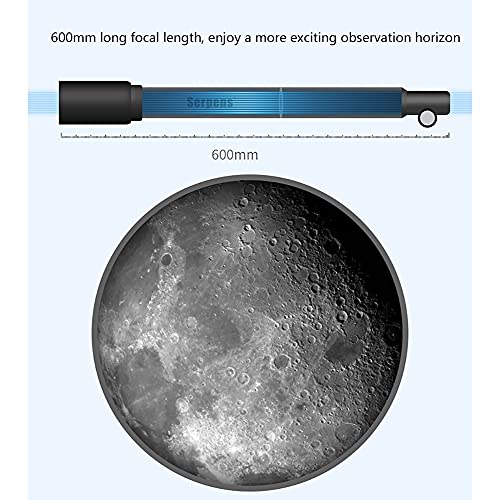 Télescope astronomique 50mm avec trépied réglable pour observation - 4