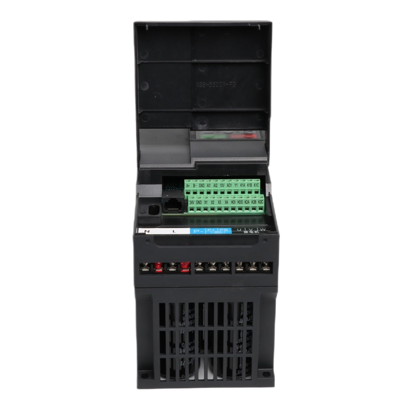 Variador De Frecuencia 7.5KW 220 do 380V VFD przetwornica częstotliwości o zmiennej częstotliwości falownik 1.5/2.2/4/5.5KW regulator prędkości silnika Kompaktowa konstrukcja(HE100-4KW)