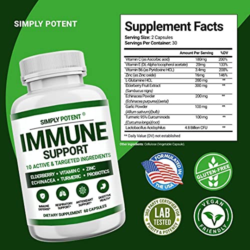 Simply Potent Ultimate Immunity Builder - Liposomal Vitamin C 1500Mg And Immune Support Bundle #TOP2