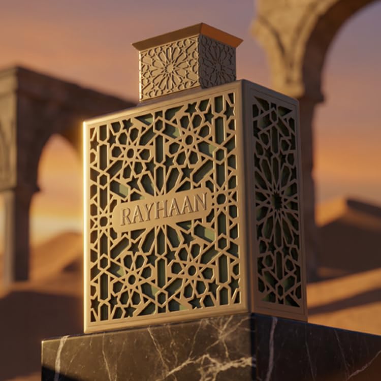 Rayhaan Terra – Spicy, Woody, Amber, Oriental – Eau de Parfum Spray Long-Lasting Fragrance for Unisex, 3.4 Ounce / 100 ml