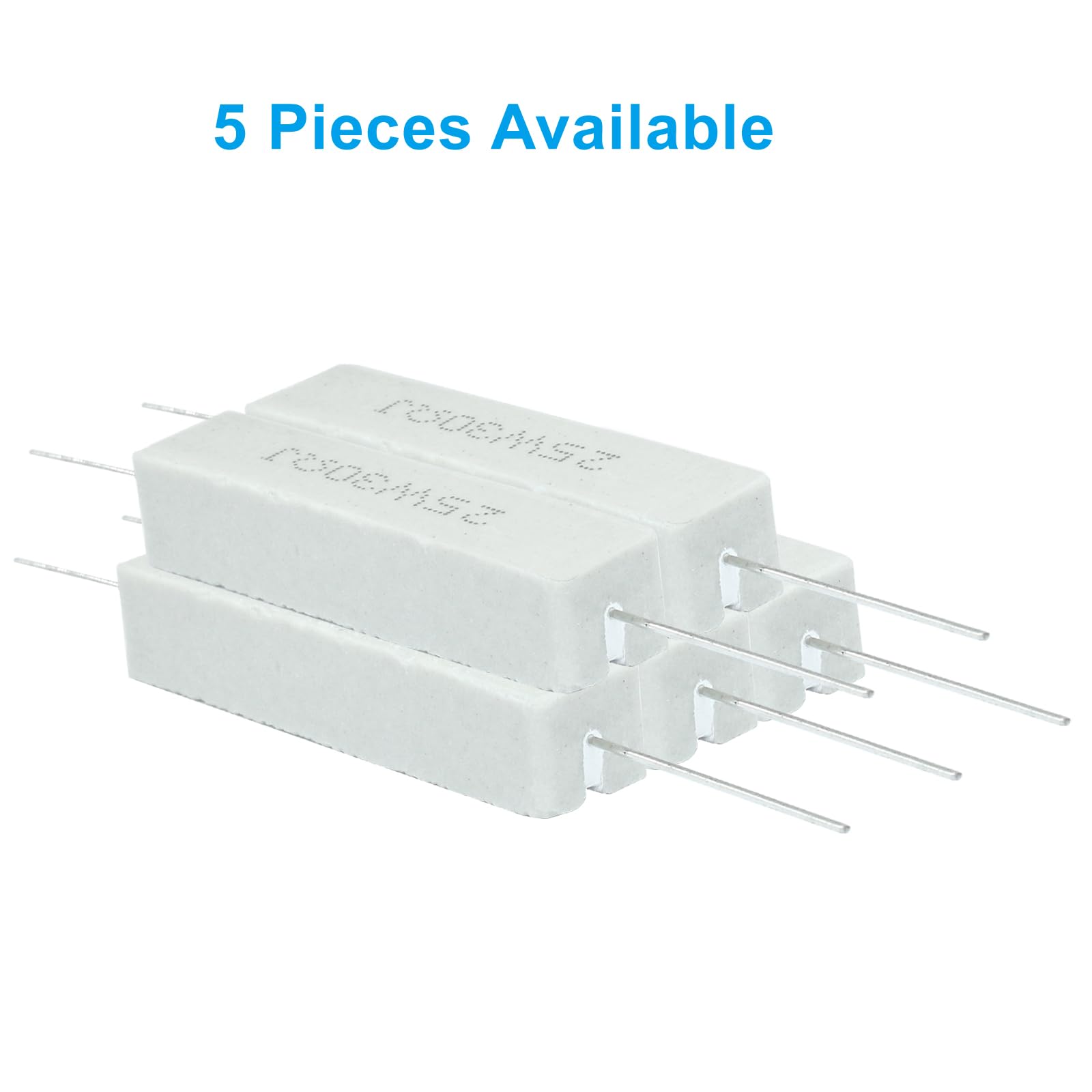 10 Ohm 25W 5% Power Wirewound Resistor - 20FC10R-813, 1.6A, Male Quick Connect / Solder Terminals (1 Piece)