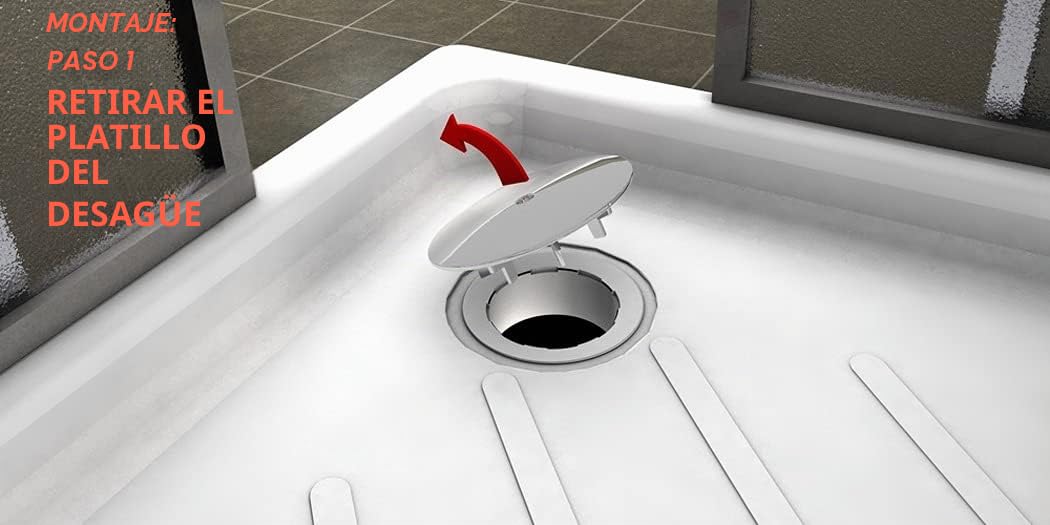 Bonomini 5229AR79B4 – Válvula de retención mecánica de silicona – antirreflujo, antiolores – para mangueras de ducha de 75 a 80 mm – gris/verde