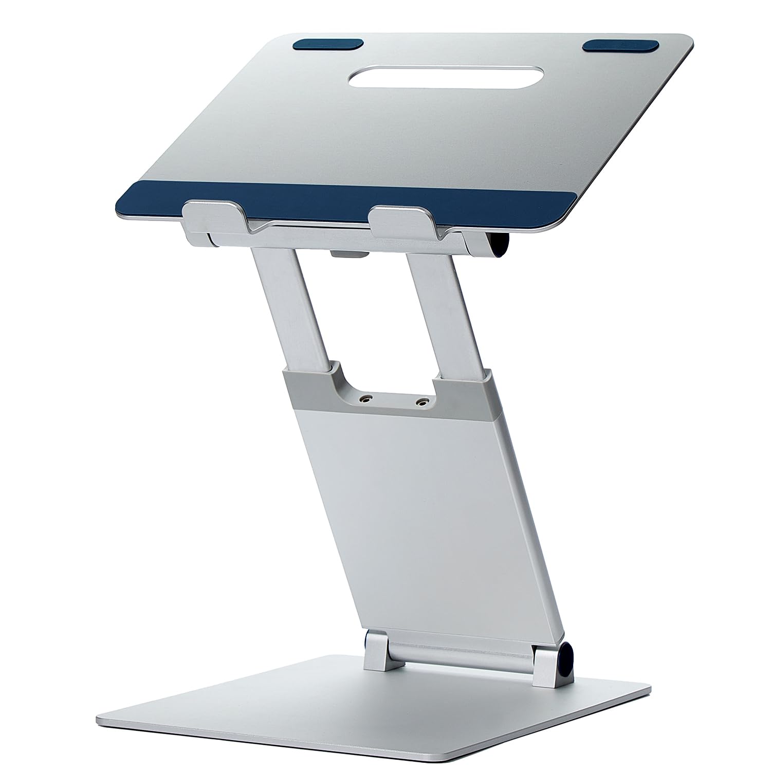 POUT Eyes3 Lift - Aluminium Telescopic Laptop Stand Silver and Blue