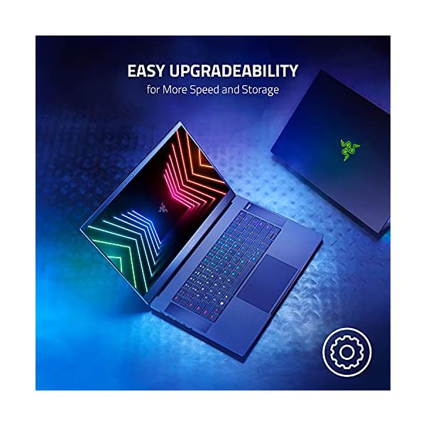 Razer Blade 15 Advanced - 15.6 Inch Gaming Laptop with 165Hz QHD Display (Intel Core i7-11800H, NVIDIA RTX 3070, 16 GB RAM, 1 TB SSD, Chroma RGB, Windows 11) UK Layout | Black - Image 7