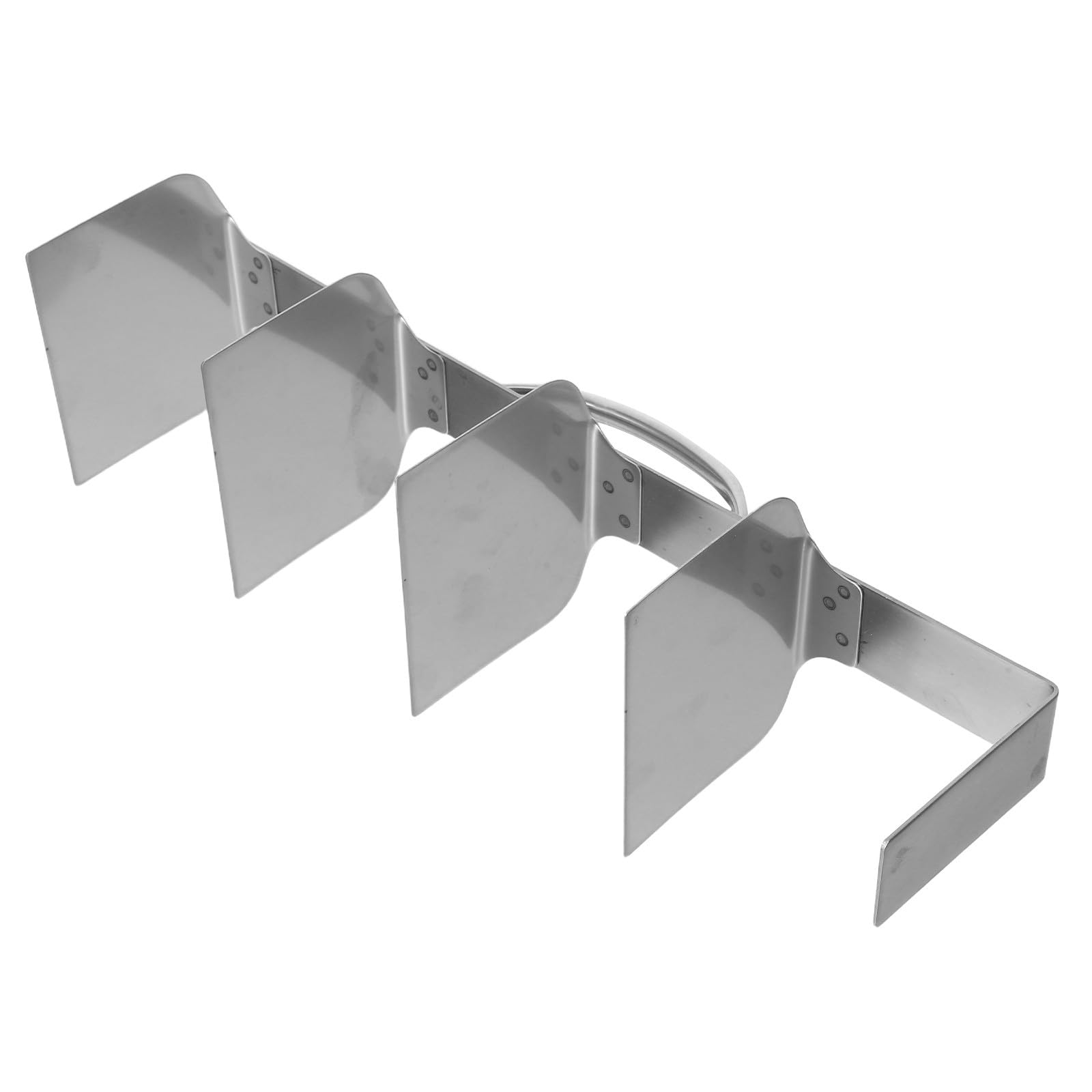 Amosfun Outil de Séparation de Gâteau en Acier Inoxydable 40×9,5 Cm, Trancheuse à Gâteau de Précision pour Tiramisu, Sépare en 5 Parts Égales, Accessoire Pâtisserie pour Moule