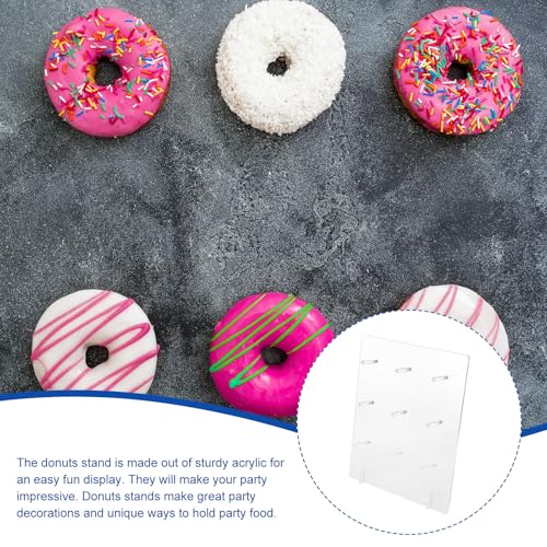 Support acrylique transparent de qualité pour présentoir donuts - 6