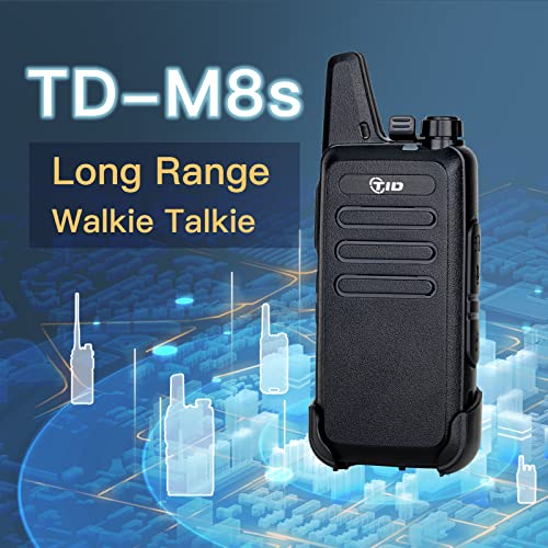 Tidradio Td-M8S 2 Way Radio Walkie Talkies Rechargeable Vox License-Free Two Way Radio With Earpiece Walkie Talkies For Adults School Church Restaurant Business Office (10 Pack) #TOP2