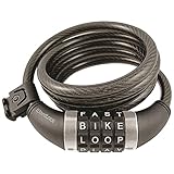 Wordlock Inc CL-411-BK 10mm 5' Black Bike Lock