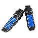 Produktbild Broco Fußrasten Satz Motorrad, Motorrad-Fußstützen Universal 1 Paar Aluminium-Universal-Sozius-Fußpedale mit 8-mm-Loch(Blau)
