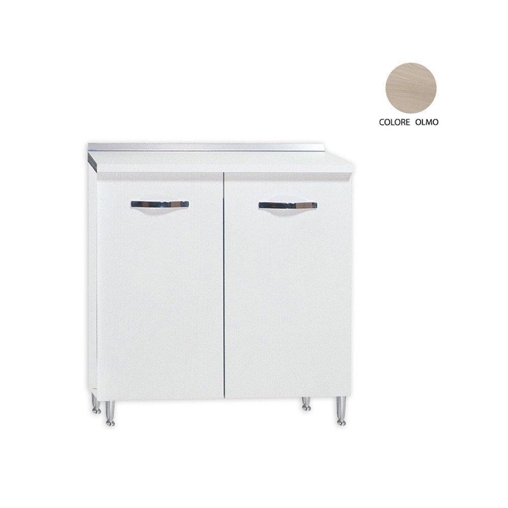 Base per Cucina 2 Ante Olmo in Legno nobilitato Cm 80x50xH 85