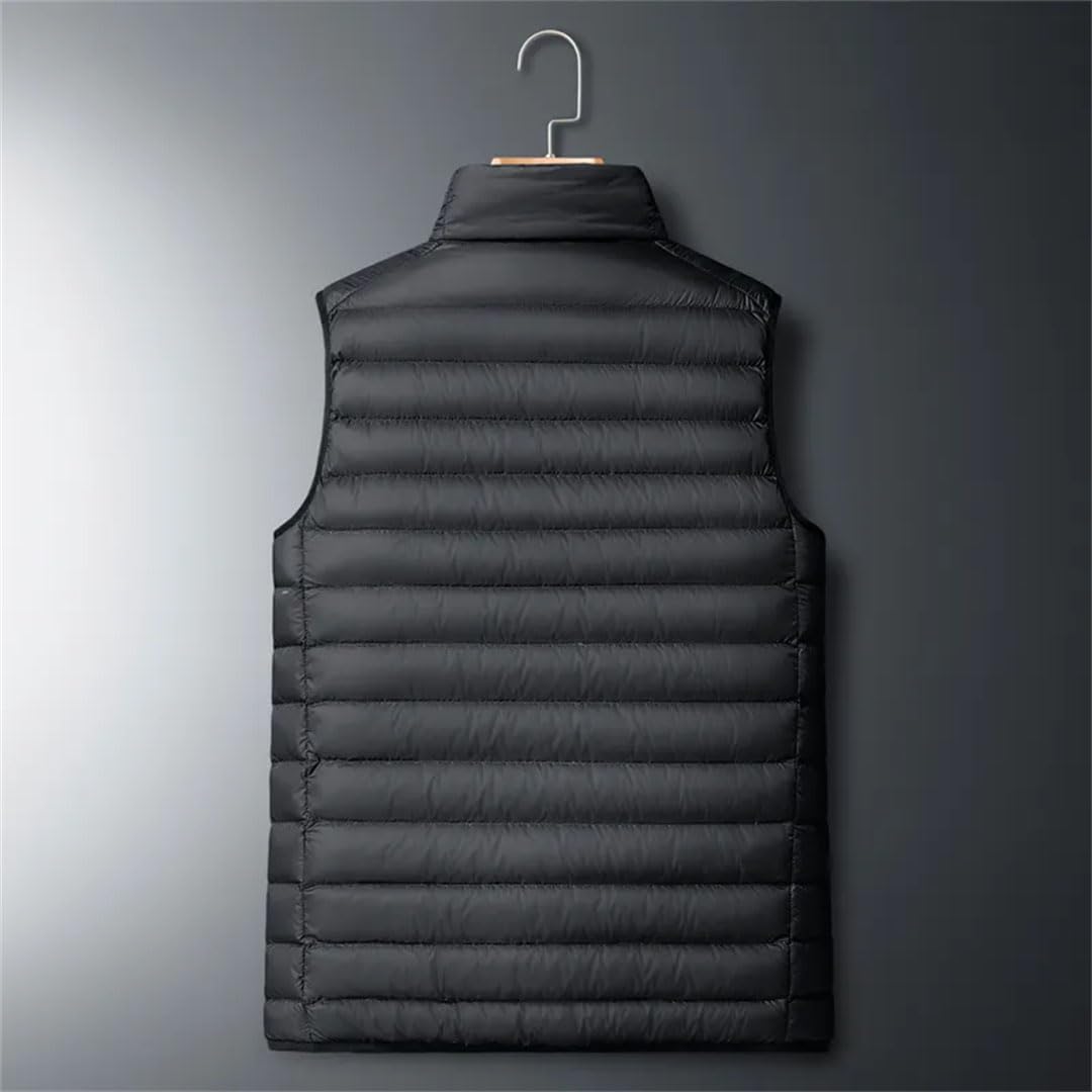 Vogrtcc Chaleco Casual De Plumón Para Hombre De Invierno Chalecos De Plumón Chaqueta Sin Mangas