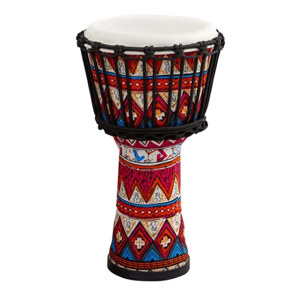 PAASHE Handpan Tambour Djembe Drum 8 Pouces Portable Tambour Africain créatif coloré Art Motif Tambour à la Main Handpan Tambour Langue Tambour Haute qualité