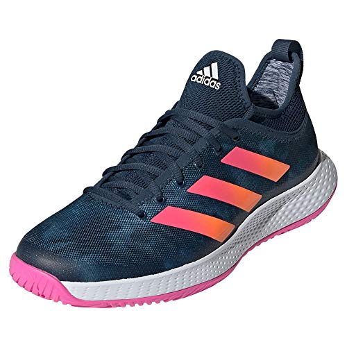 adidas Men's Defiant Generation Tennis Shoe, Crew Navy Screaming Pink Screaming Orange, 11.5 UK