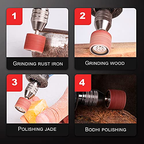 239pcs Sanding Drums Set,Power Rotary Tool Sanding Drums, Sanding Bits Sander Accessories for Dremel Rotary Tool Drill Woodworking 80grit,120grit,180grit (80grit，120grit，180grit，) - Thumbnail 7