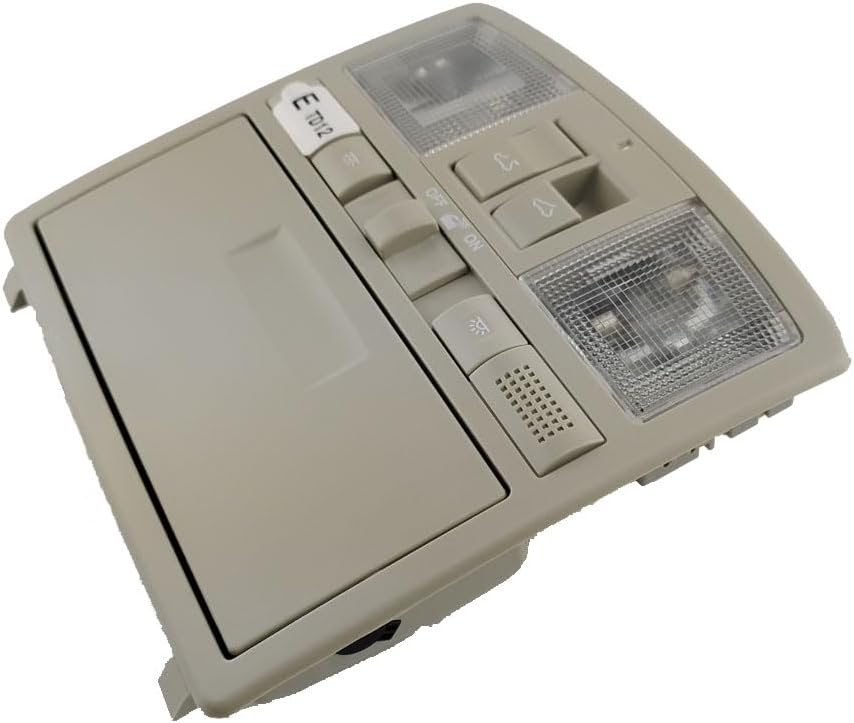 Overhead Consoles w/Sunroof Switch Compatible with 2009-2013 Mazda 6/2010-2015 CX-9 Roof Map Reading Lamp Light, GS4C-69-970D-30,TD77-69-970D-75