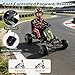 HONEY JOY Pedal Go Kart, 4 Wheeler Toddler Ride On Pedal Car Toy, Forward/Backward, Ergonomic Seat, Handbrake, Steering Wheel, Outdoor Off-Road Racing Go Cart for Kids Boys Girls Gift (Army Green)