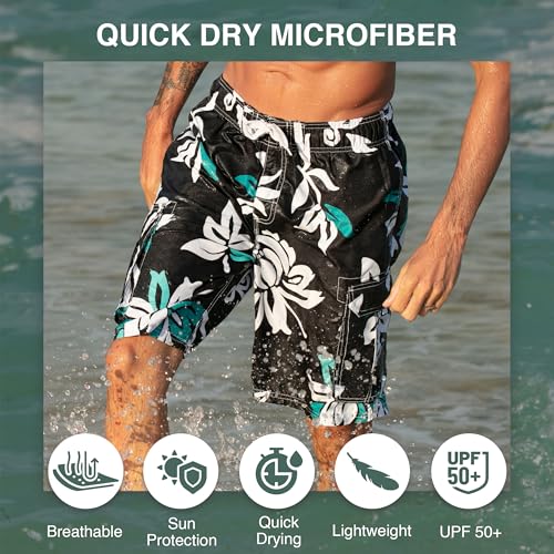 Image of Kanu Surf Mens Barracuda Swim Trunks (Regular & Extended Sizes)