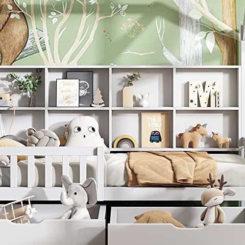 Letto per bambini, 90 x 200 cm, in legno massiccio...