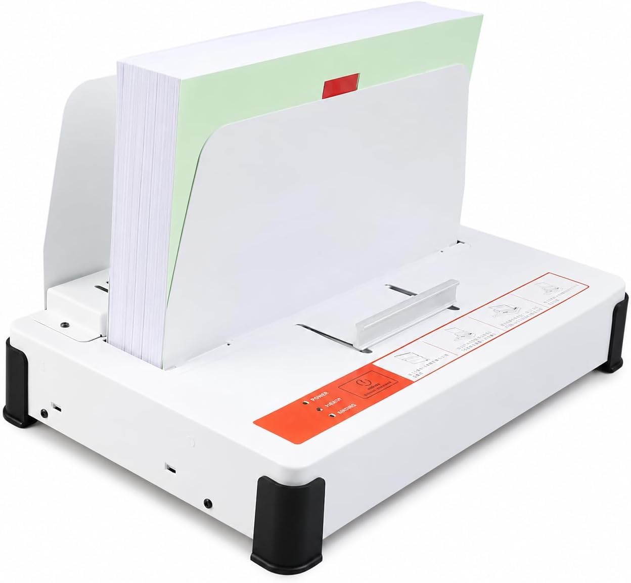A4 Heißklebebindemaschine, elektronische Dokumentenbindemaschine für Bücher, Hüllen und DIY-Bindeprojekte