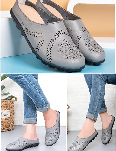 Owlkay Shoes for Women Owlkay Orthopedic Shoes for Women Slip Ons Casual All-Match Hollow Slippers3
