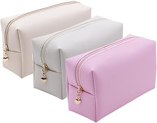 Beavorty 3 Pçs Bolsa Cosmética De Grande Capacidade Bolsa Cosmética De Viagem De Grande Capacidade Bolsa De Maquiagem De Grande Capacidade Bolsas De Maquiagem Para Mulheres Que Viajam