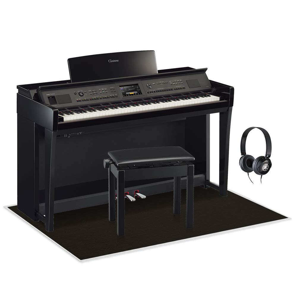 YAMAHA Clavinova デジタルピアノ ブラック 椅子付き YAMAHA 電子