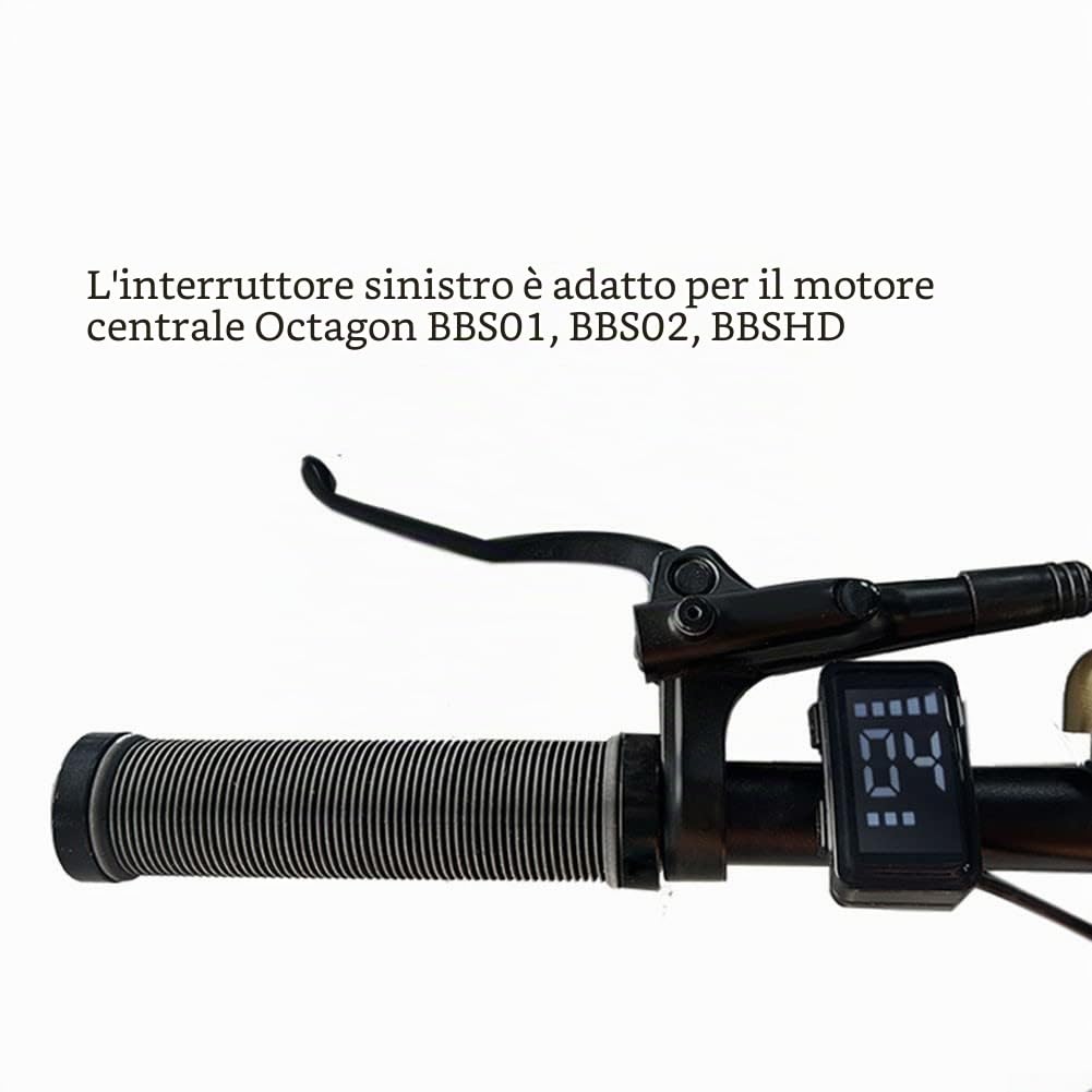 Bicicletta elettrica intelligente DZ40 Display Ebike schermo impermeabile E Bike Compita per Bafang BBS01, BBS02,