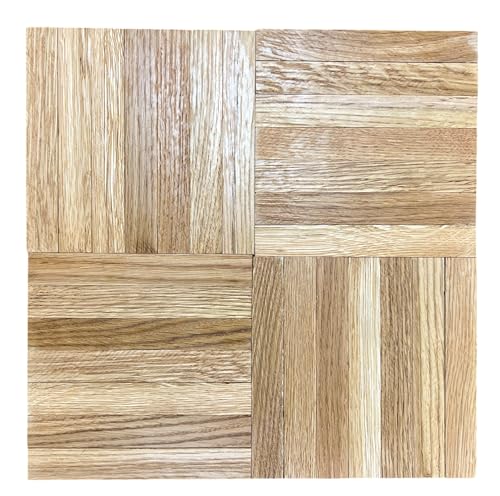 Generic Unfinished White Oak Parquet Flooring 12' X 12' X 5/16' Sq.Ft. per Bundle: 20