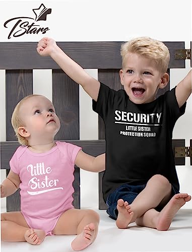 Image of Tstars Big Brother Shirt Little Sister Baby Bodysuit Matching Outfits Sibling Shirts