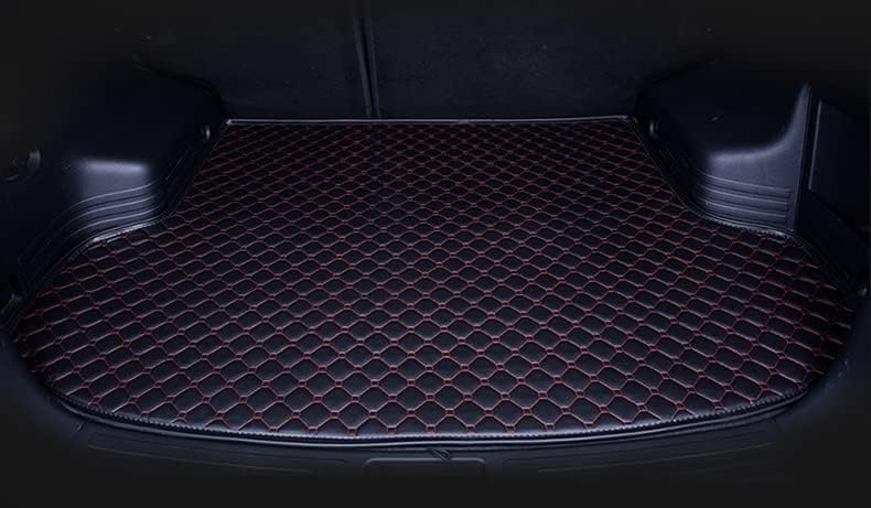Image of Boot Mat for Mahindra XEV 9S | Black with Red Thread
