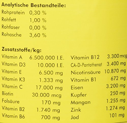 Quiko Multivitamine 750g - Aanvullend diervoeder voor de vitaminevoorziening van gezelschapsvogels - Afbeelding 4