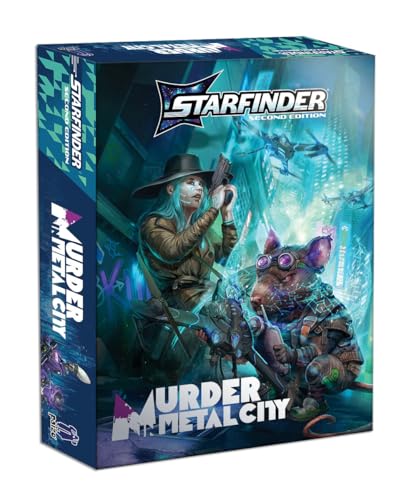 Murder in Metal City Deluxe Boxed Set RPG Starfinder 2a Ed miniatura 1