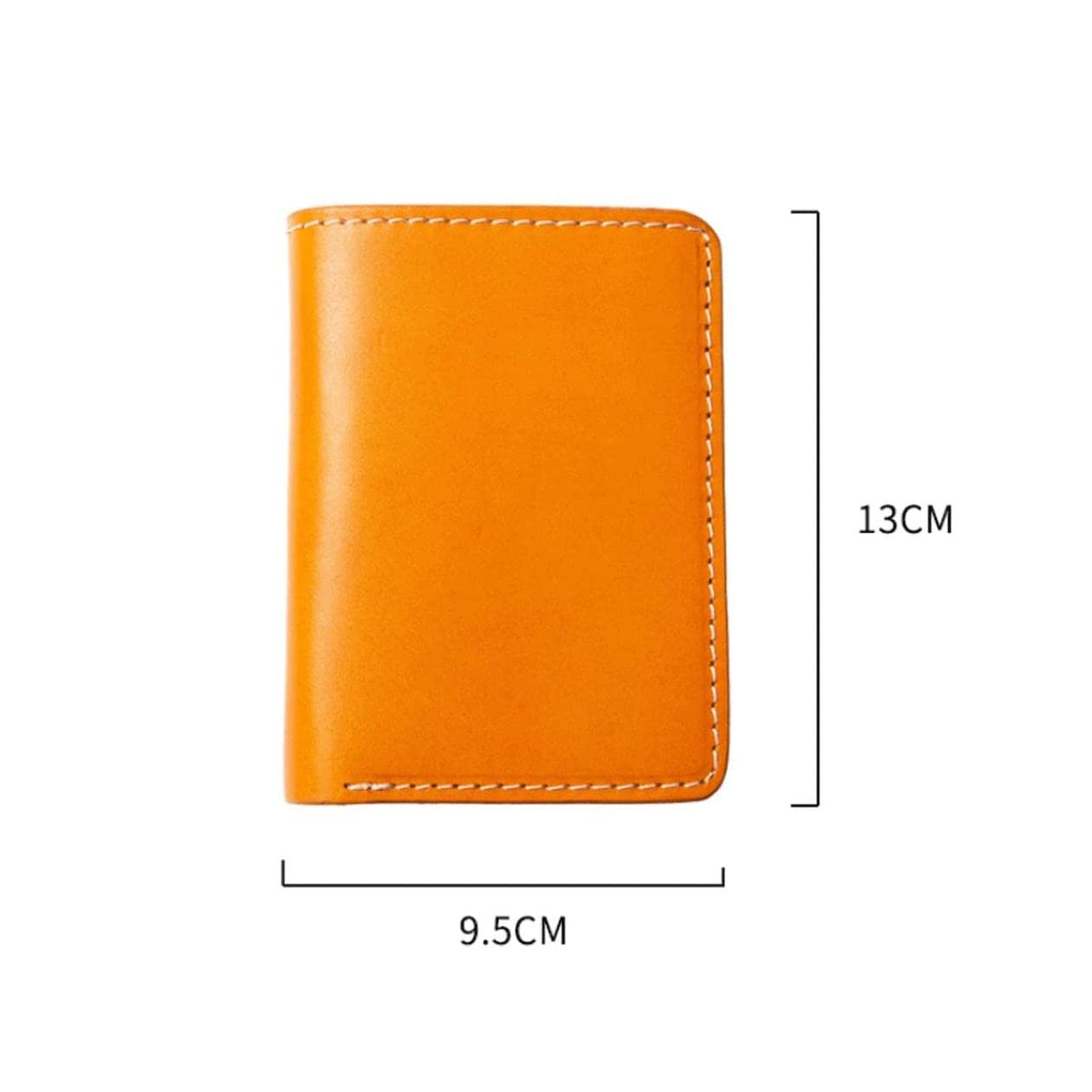 Portafogli, Portafogli da Lavoro in Vera Pelle, Portadocumenti, Porta Carte, Portafogli con Blocco, Fermasoldi da Uomo (Nero)