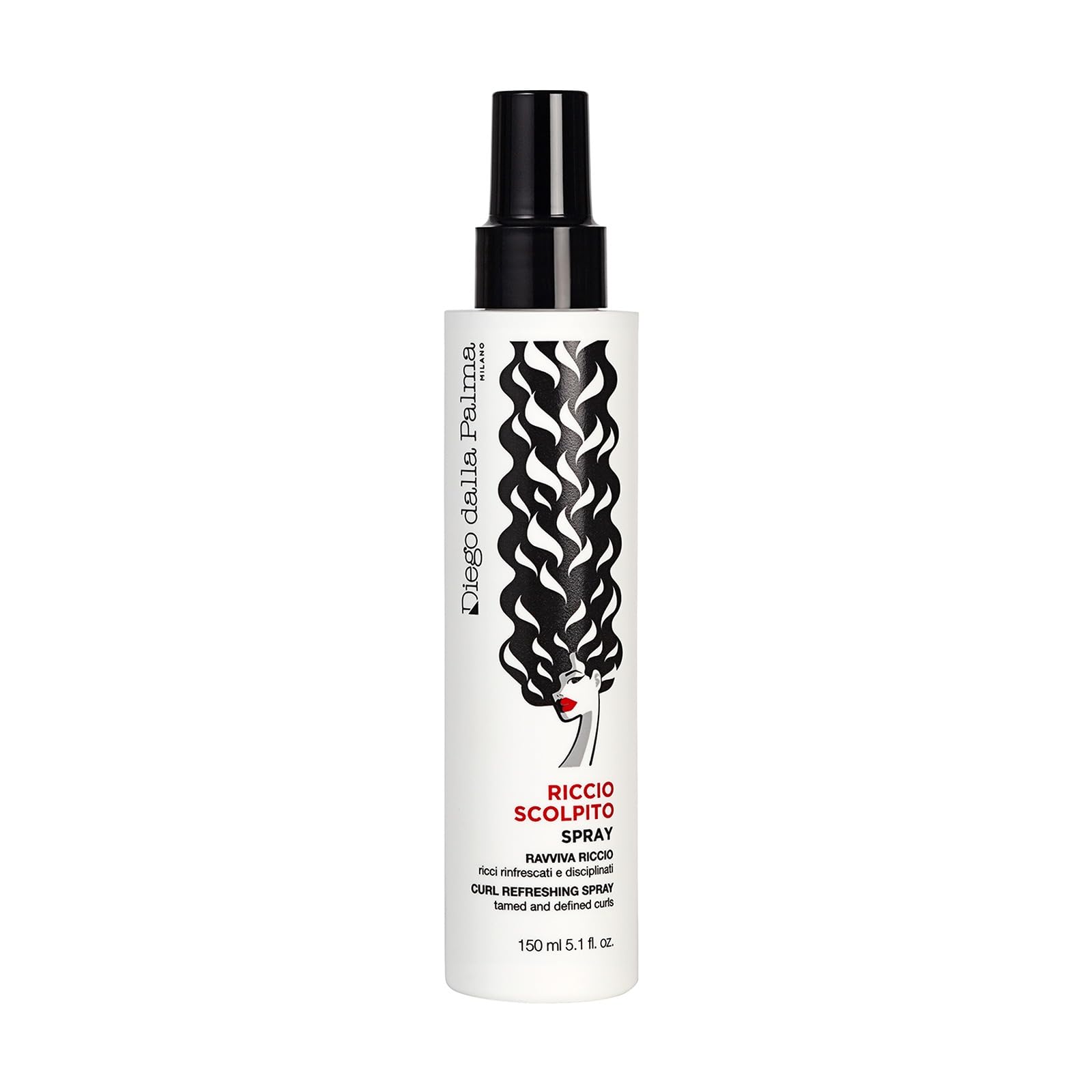 Diego dalla Palma | RICCIOSCOLPITO Spray Ravviva Ricci Balsamo Effetto Bouncy, Districa e Preserva la Forma del Riccio, 150ml