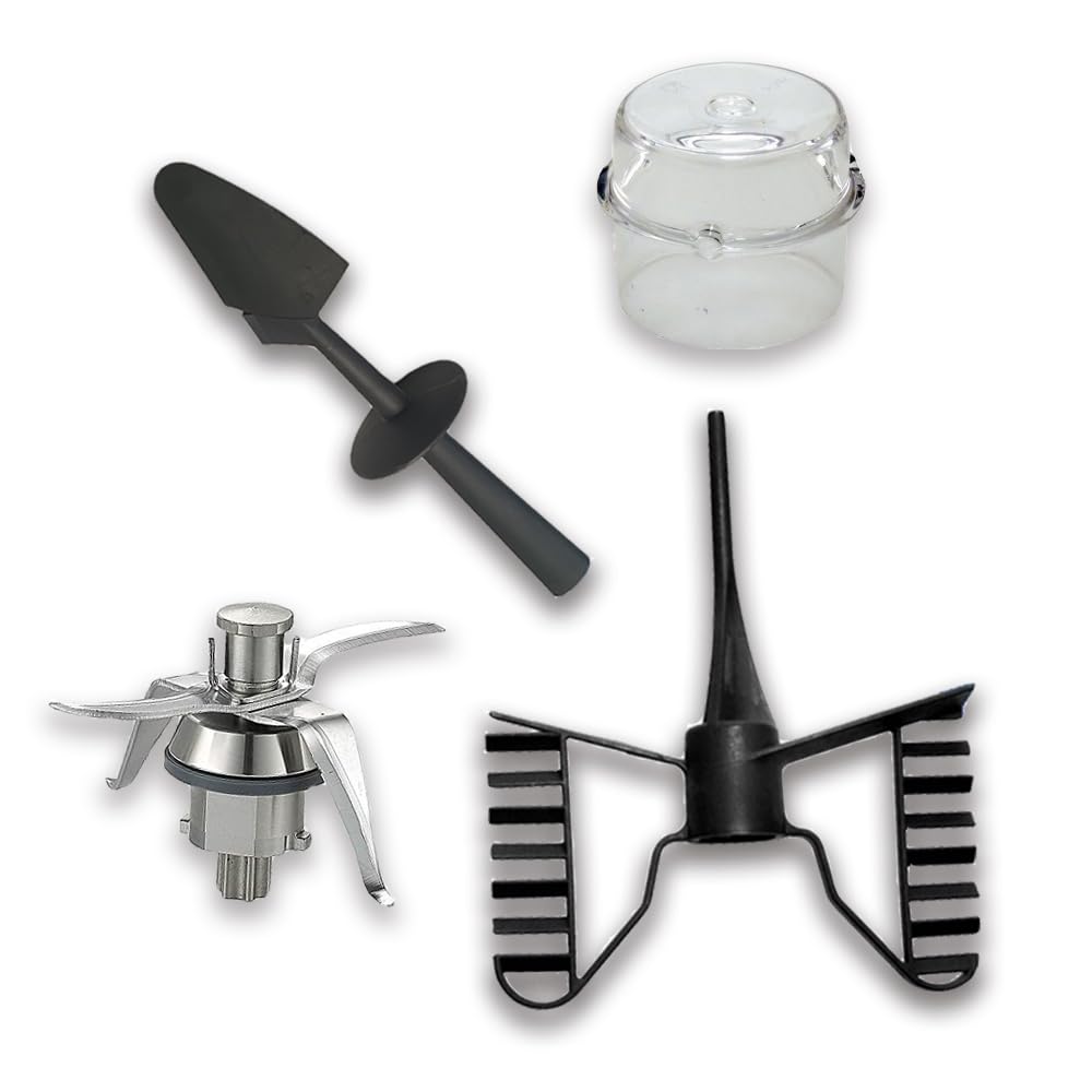 DL SERVICE Butterfly Blade Measuring Cup and Spatula for Thermomix TM21 | Saving Kit Compatible with Vorwerk Food Processor